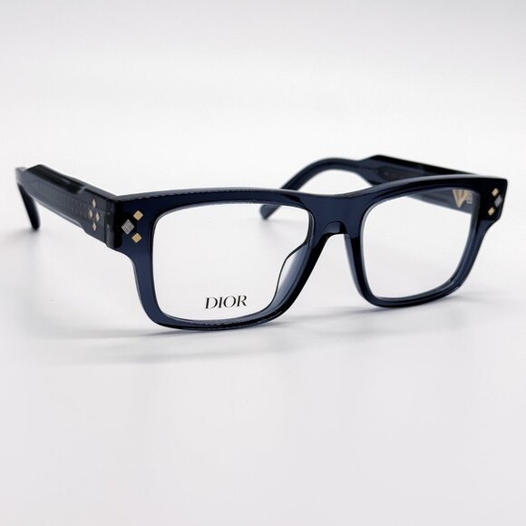 NEW DIOR CD DIAMONDO S3I 3000 SQUARE BLUE GREY EYEGLASSES DIOR - Picture 4 of 9